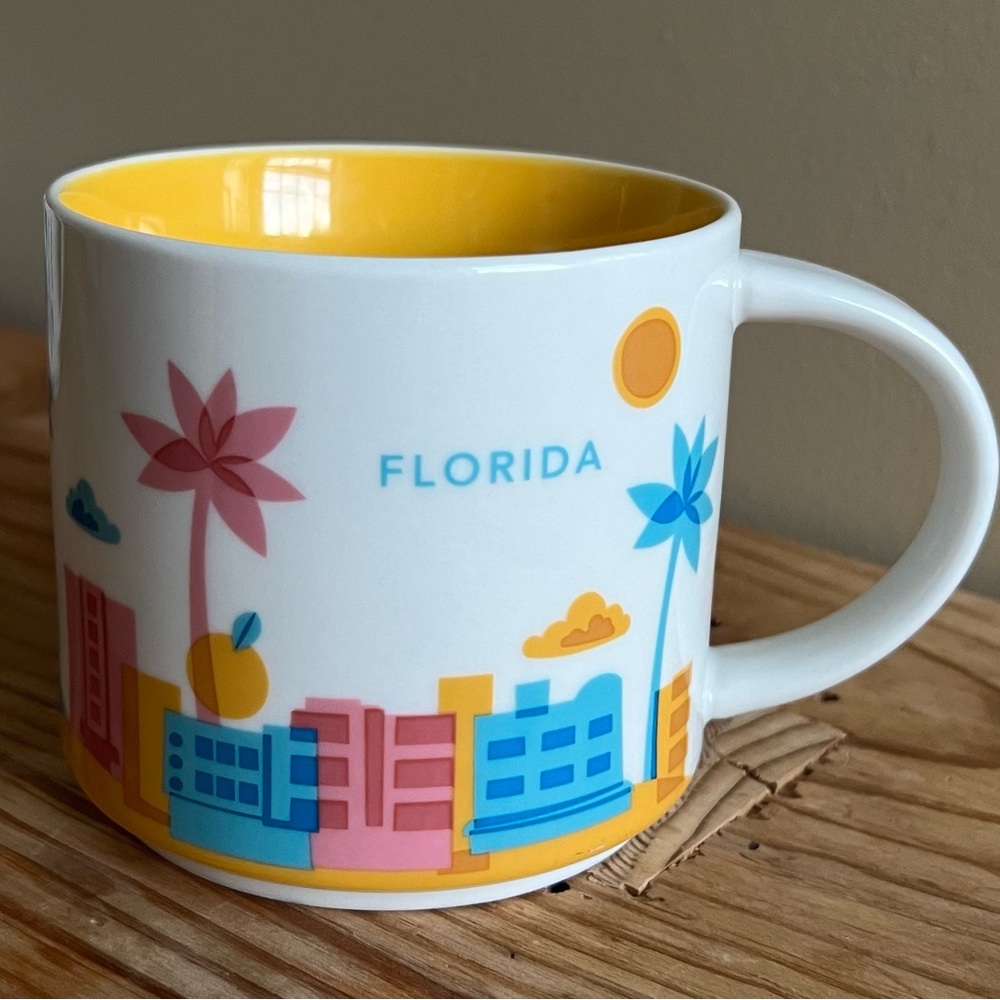 2017 Starbucks Florida Coffee Mug, You Are Here Collection 14 oz.